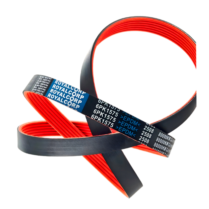 Color-molded Engine Timing PK Belts / Alternator And Hydraulic Belt factory